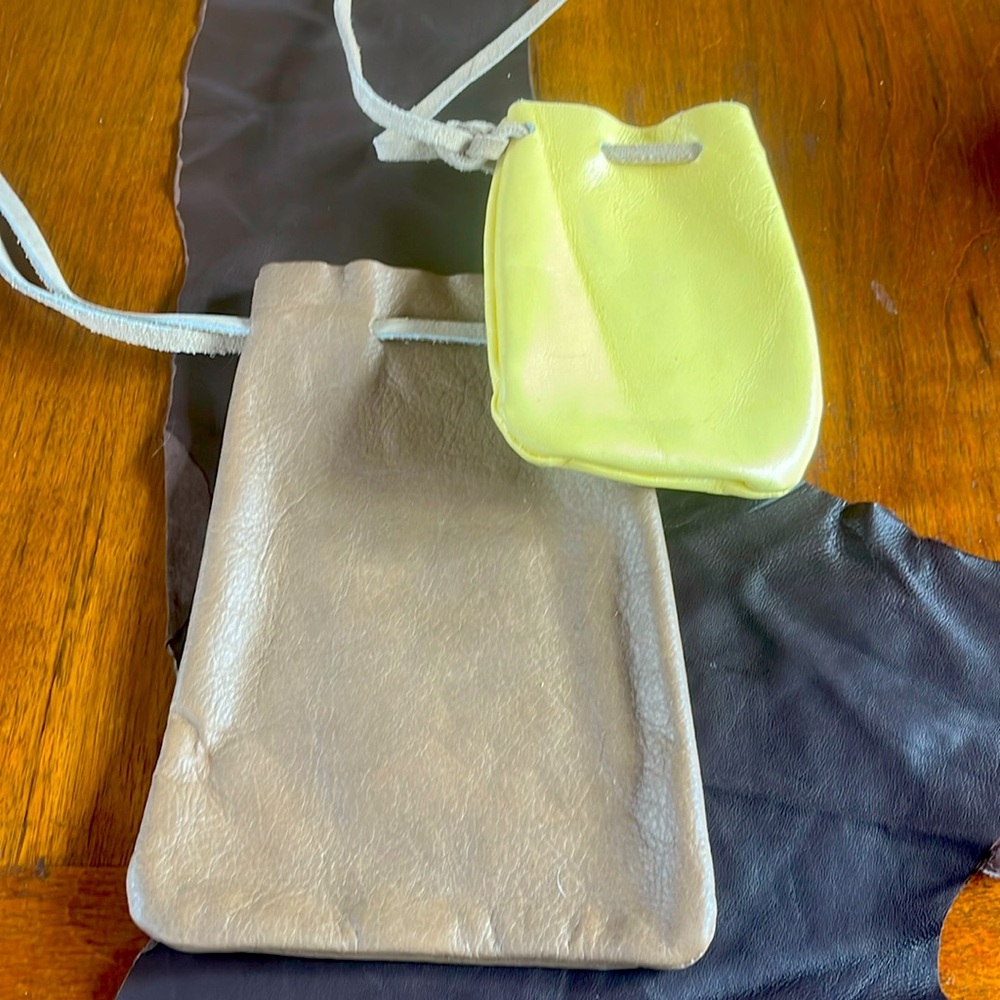 Leather pouches